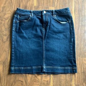 J.Jill Stretch Jean Skirt Size 6